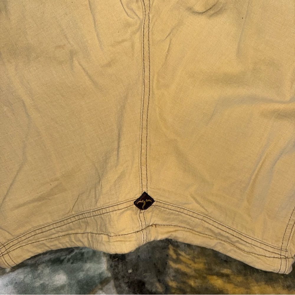 prAna Women’s Tan Cargo Hiking Pants with Embroidered Trim - Picture 5 of 5
